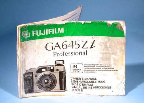 Fujifilm ga645zi manuale uso - fujifilm, d'uso